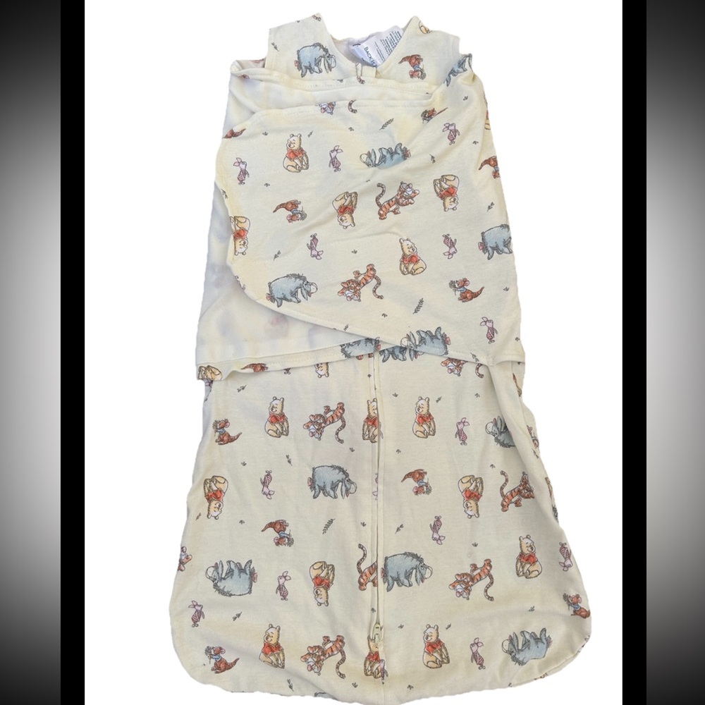Halo SleepSack Swaddle, Small, Winnie the Pooh Frolic hundred 100 acre wood